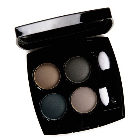 chanel les 4 ombres blurry blue|Chanel 4 ombres quadra eyeshadow.